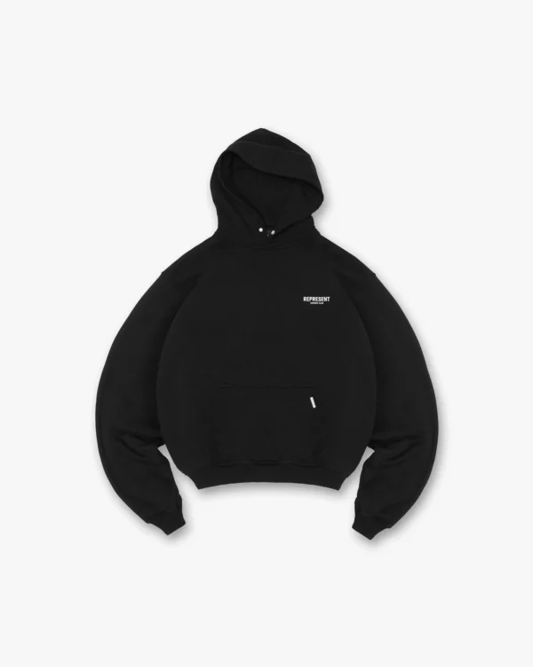 Represent Owners Club Hoodie — Jet Black — reference view 2